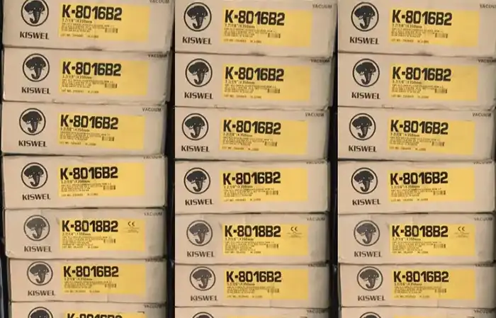 Que hàn K-8016B2 Kiswel sản xuất
